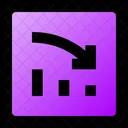 Analytics-down  Icon