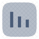 Analytics Down Stock Market Loss Finance Icon