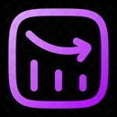Analytics-down  Icon