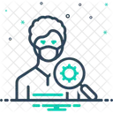 Analytics Medical Disease Proactive Health Care Prevention Mask Medical Practice Icon