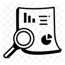 Statistical Paper Analytical Paper Analytics Icon