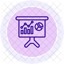 Analytics Black Outline Icon Icon
