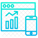 Statistics Online Analytics Online Analysis Icon