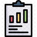 Analytics Statistics Clipboard Icon