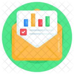 Analytics Mail  Icon