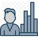 Analytics Person Analytics Board Icon