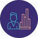 Analytics Person  Icon
