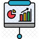 Analytics-Präsentation  Symbol