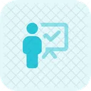 Analytics Presentation Analysis Presentation Teaching Icon