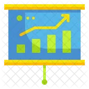 Analytics Presentation Growth Presentation Growth Graph Icon