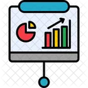 Analytics Presentation Analysis Presentation Analytics Icon