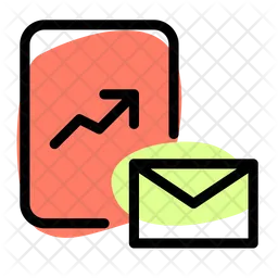Analytics Report Mail  Icon