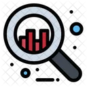 Analytics Search  Icon