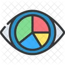 Pie Chart Eye Icon