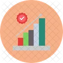 Analytik Diagramm Statistik Symbol