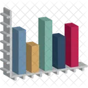 Analytik Balkendiagramm Infografiken Symbol