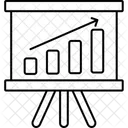 Analytics-Präsentation  Symbol