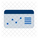 Analyse Tableau De Bord Graphique Lineaire Icon