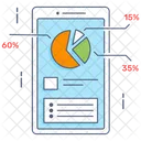 Datenanalyse Business App Mobile Business Symbol