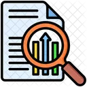 Analyze Market Document Icon