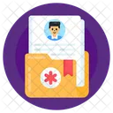 Patient History Medical Folder Anamnesis Icon