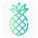 Ananas Tropische Fruchte Vegan Symbol