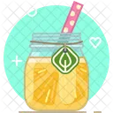 Ananas Smoothie Getrank Symbol