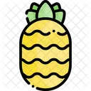 Ananas Obst Gesunde Ernahrung Icon