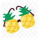 Ananas Brille Brillen Schutzbrille Symbol