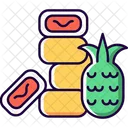 Ananas-Kuchen  Symbol