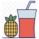 Ananassaft Saft Getrank Symbol