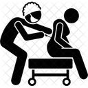 Anasthesie Geburt Arzt Symbol