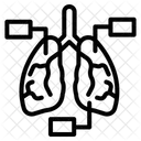 Anatomia do sistema respiratório  Ícone