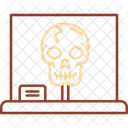 Anatomie Skelett Knochen Symbol