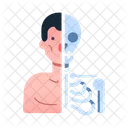 Anatomy Human Robot Icon