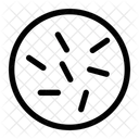 Kultivierung Bakterien Viren Symbol