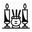 Anbetung Kerzen Lichter Gebet Symbol