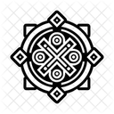 Ancestor Symbol Chakra Mandala Icon