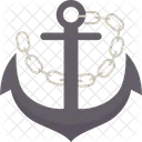 Anchor Chain Nautical Icon