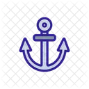Anchor Element Ship Icon