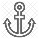 Anchor Nautical Ship Icon