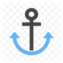 Anchor Sea Safety Icon