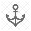 Ship Anchor Sail Icon