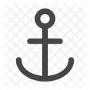 Anchor Marine Ferry Boat Icon