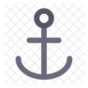 Anchor Marine Ferry Boat Icon