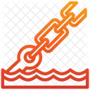 Sign Anchor Chain Icon