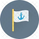Anchor Flag Ensign Icon