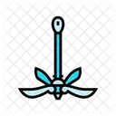 Anchor Kayak Water Icon
