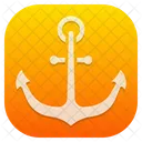 Anchor Pirate Ship Icon