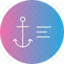 Anchor Marine Ship Icon